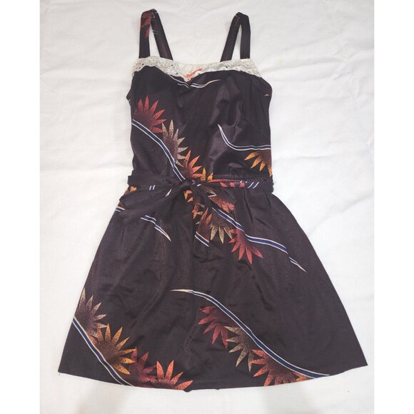 Rose Marie Reid Other - Vintage 1960s Rose Marie Reid Eyelet Keyhole Back Swimsuit Bathing Suit Size 14